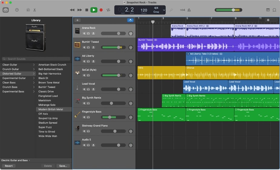 aplicación mezclador de canciones