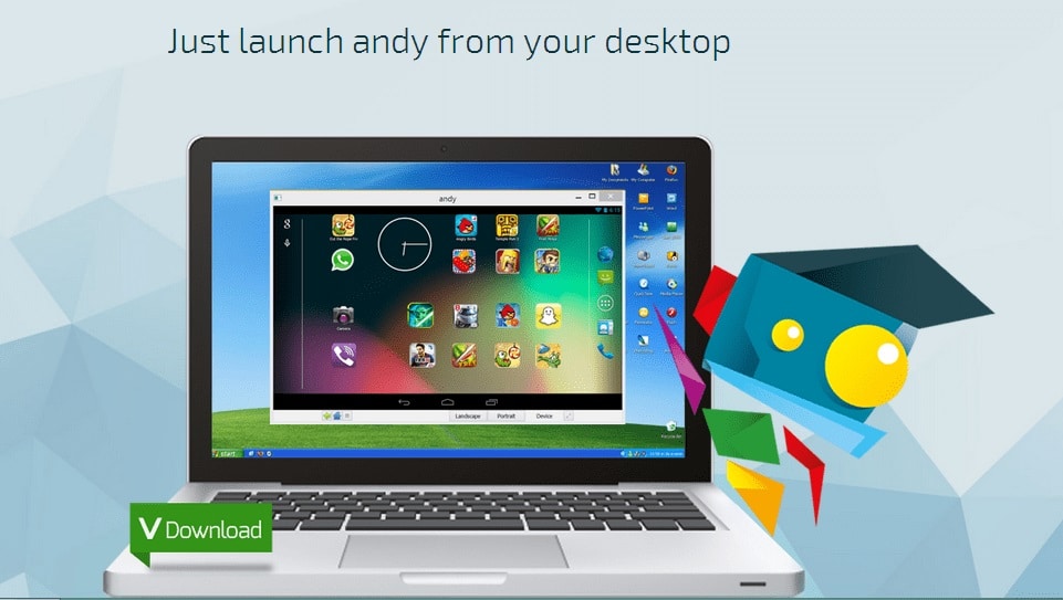     Andy Android Emulator, Emulador de Android para PC