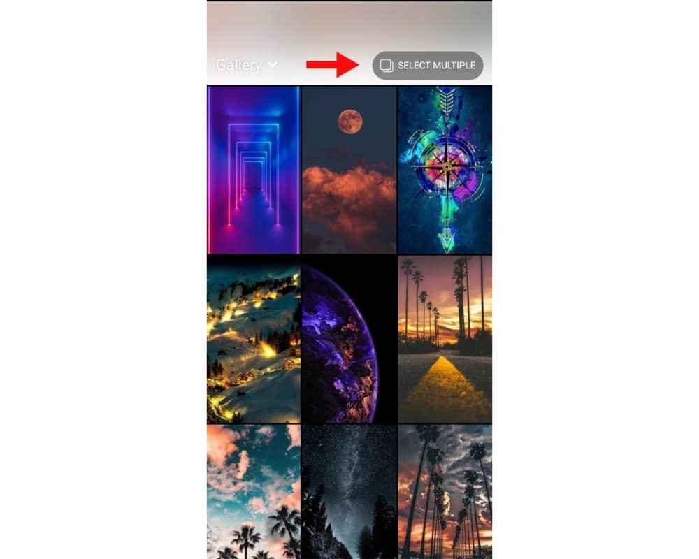     agregar varias fotos a la historia de instagram sin diseño